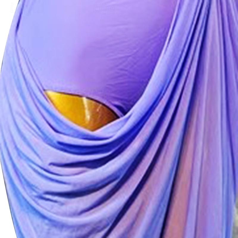 Danse latine Robe Ceinture en étoffe Femme Fille Utilisation Entraînement manche longue Taille haute Spandex Tulle de 2026 ? $161.99 –P6