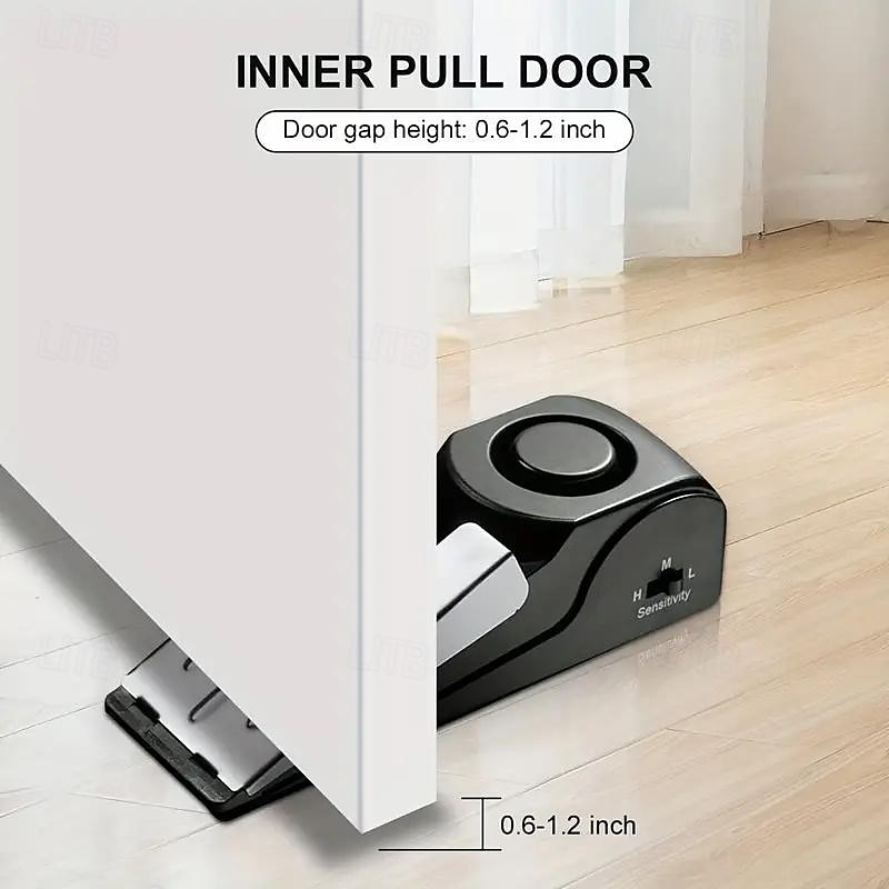 120dB Security Door Stop Alarm - Portable Safety Device forHome Hotel & Travel 2025 - $12.99 –P4