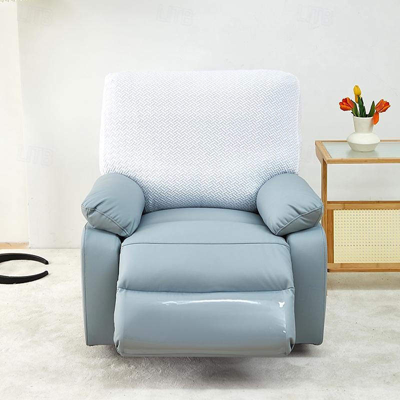 jacquard fåtölj överdrag överdrag lazyboy överdrag soffstolsöverdrag 4-delade set, halkfri vilstol med förvaringsfickor möbelskydd för vardagsrum 2025 - $57.99 –P3