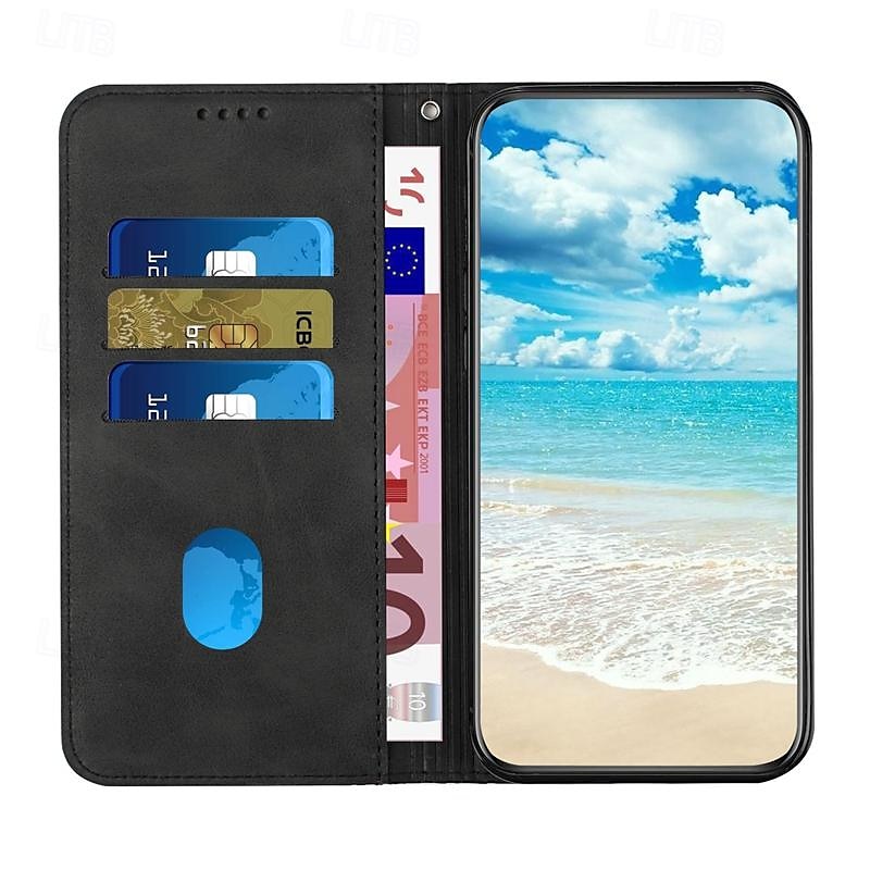 telefon fodral Till iPhone 16 iPhone 15 Pro Max iPhone 14 13 12 11 Pro Max Mini SE X XR XS Max 8 7 Plus Plånboksfodral Magnet med handledsrem Stöd Geometriska mönster TPU PU läder 2025 - $18.99 –P8
