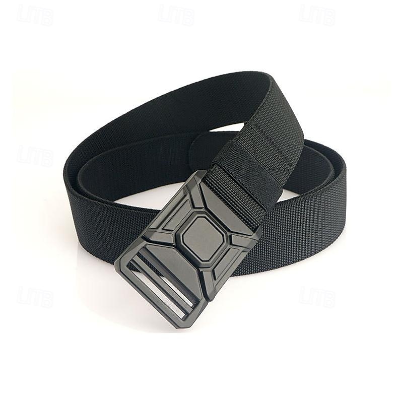 Hombre Cinturón Cinturón táctico Cinturón de Cintura Negro caqui Legierung Duradero Ajustable Plano Exterior Diario 2025 - $17.99 -P7