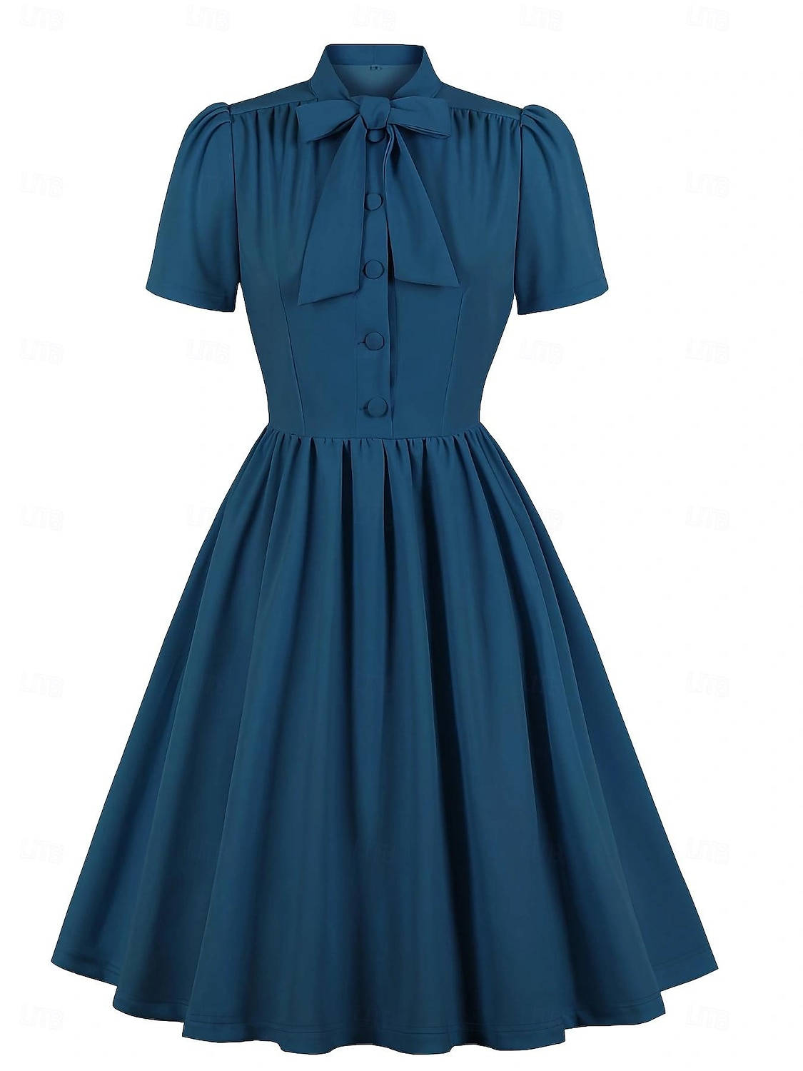 Retro 50. léta Rockabilly Polední Šaty na šaty Flare šaty Maškarní kostým Dámské Dovolená Ležérní Dospělé Šaty Jaro léto 2025 - $34.99 –P1