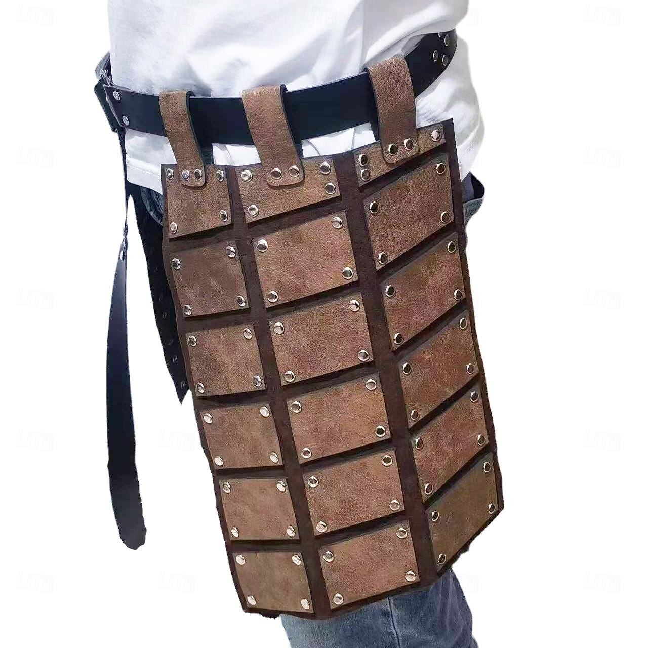 Punk & Gothic Mittelalterlich Renaissance Rock Taillengürtel Krieger Wikinger Ranger Bogenschießen Einfarbig Herren Vikinger Halloween Karneval Maskerade Maskerade LARP Renaissance-Messe Erwachsene 2025 - $42.99 –P7