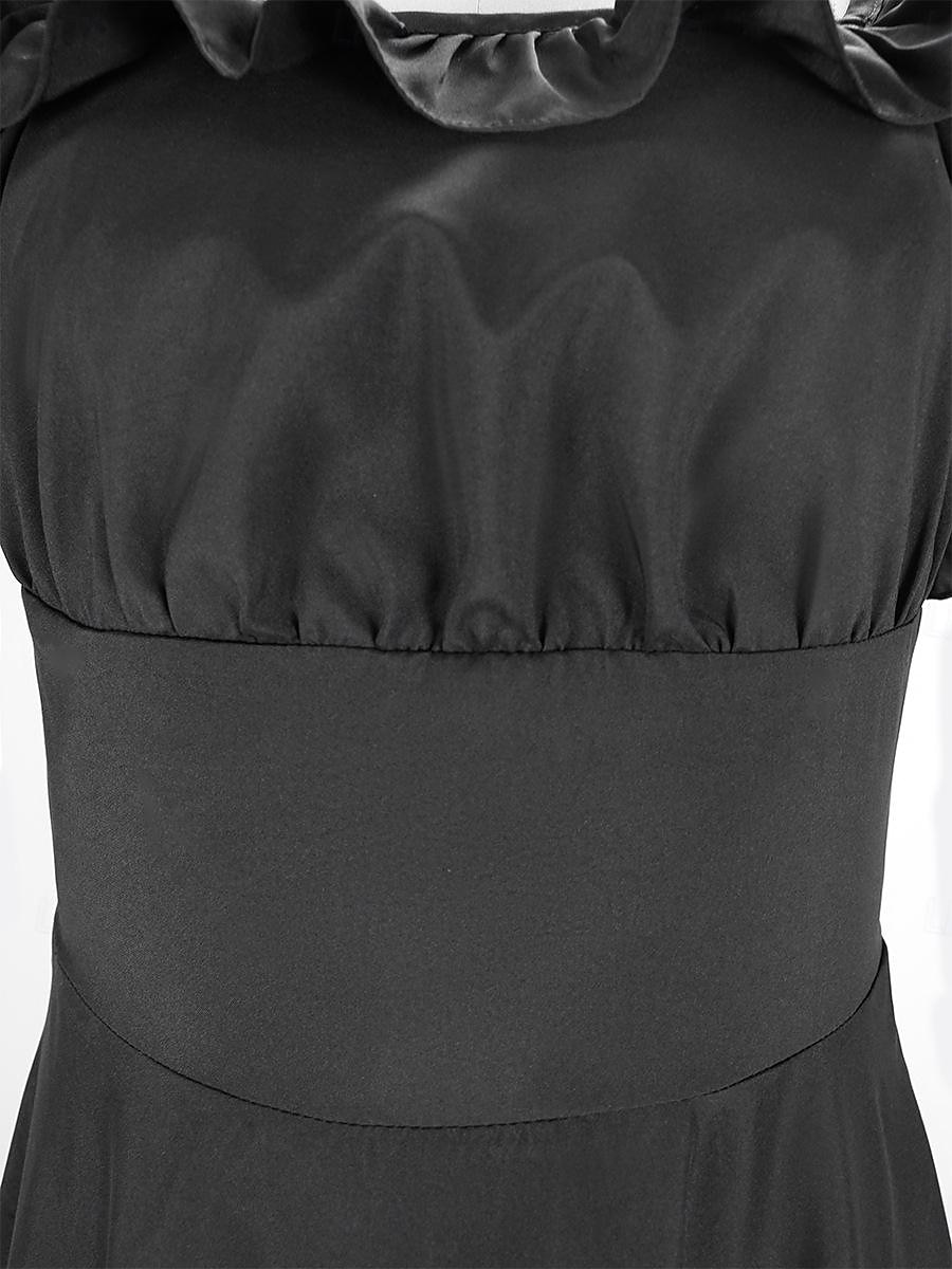 Médiéval Renaissance 18ème Siècle Robe Taille Empire Robe inspirée de la Régence Elfe Ligne A Femmes Fantaisie Halloween Carnaval Vacances Décontracté Quotidien LARP Adultes Robe de 2025 ? $47.99 –P4