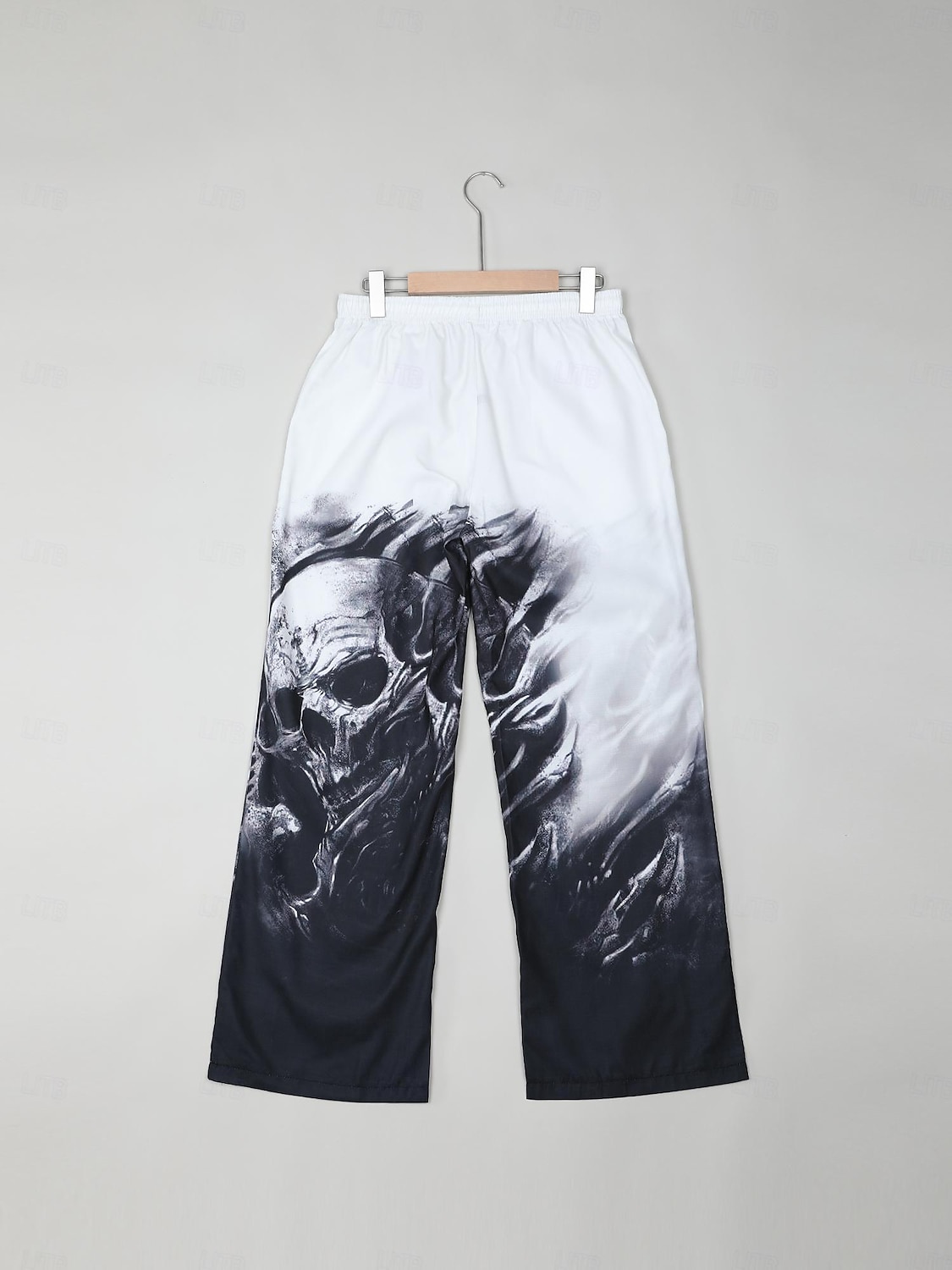 Men's Trousers Summer Pants Beach Pants Drawstring Elastic Waist 3D Print Skull Graphic Prints Comfort Casual Daily Holiday Streetwear Hawaiian Yellow Blue 2025 - $27.99 –P8