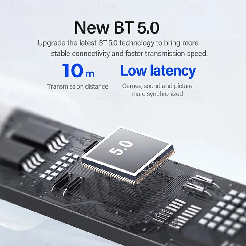 Lenovo LP40 Auriculares verdaderamente inalámbricos TWS auriculares Bluetooth 5.1 estéreo con caja de carga emparejamiento automático para Apple Samsung Huawei Xiaomi MI uso diario viajes uso al aire 2025 - $25.99 –P12