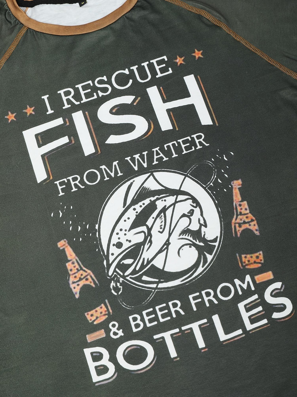 Herren T-Shirt mit kurzen Ärmeln I Rettungsfische  Bier Lustiges Angeltrink-Lifestyle Grafik-T-Shirt 2026 - $20.99 –P5