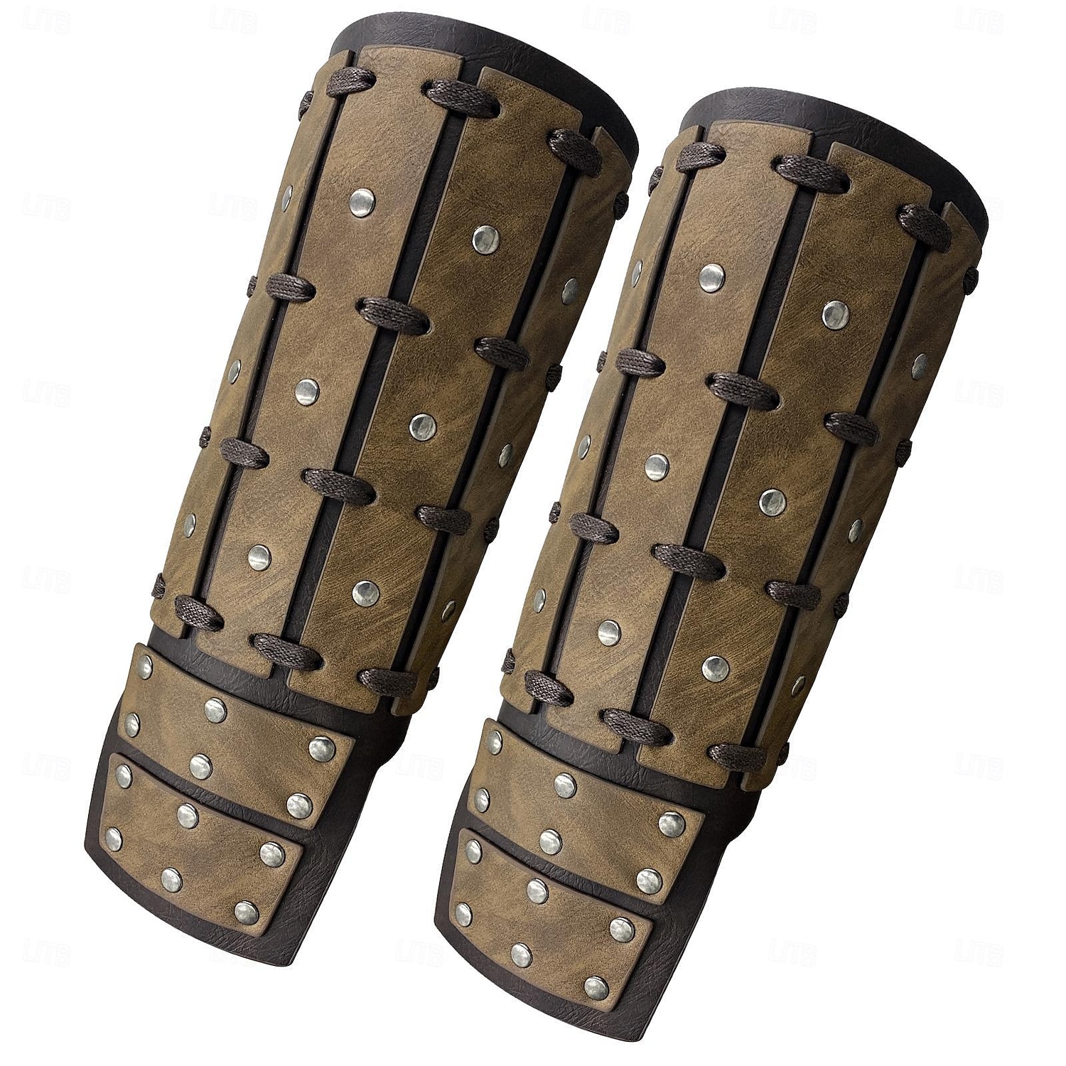 Retro Vintage Punk & Gothic Mittelalterlich Rüstung Armband Handgelenkstütze Wikinger Tempelritter Kreuzritter Ranger Schildmaid Bogenschießen Kostüm Herren Vikinger Fantasie Halloween Karneval 2026 - $20.99 –P20