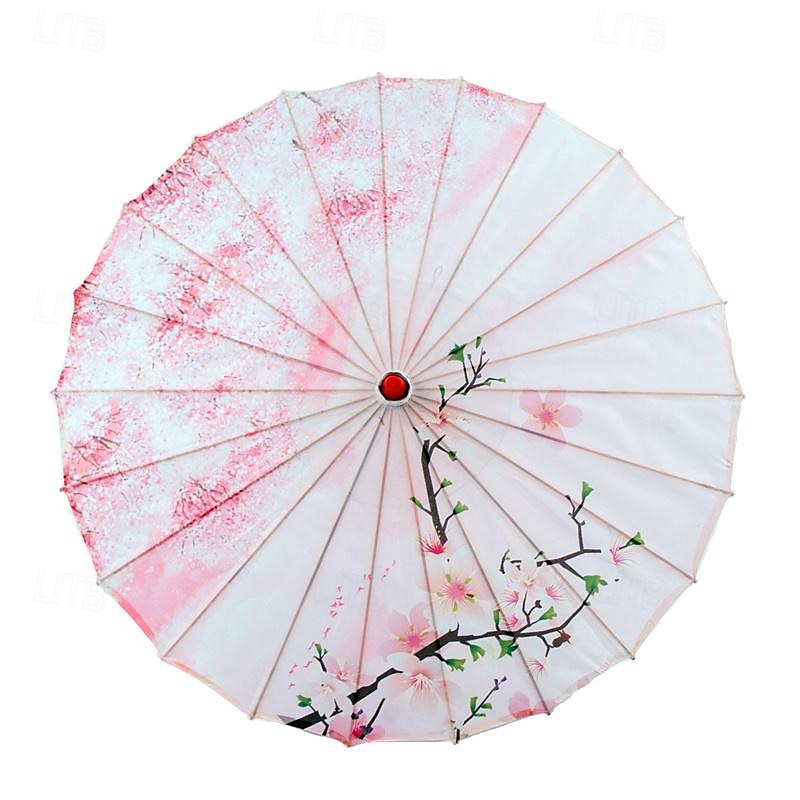 Silk Cloth Parasol (33-inch Peony) - Chinese Japanese Style Paper Umbrella - For Weddings And Personal Sun Protection Asdf Christmas 2025 - GBP £18 –P7