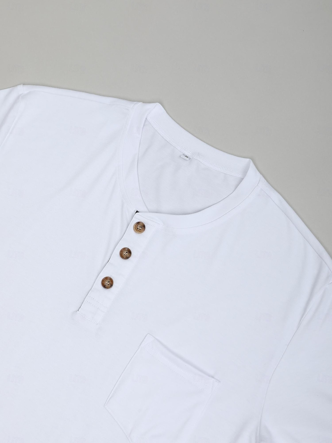 Herren Henley Shirt Tee langarmshirt Glatt Henley Casual Festtage Langarm Button-Down Bekleidung Baumwollmischung Modisch Designer Komfortabel Essential 2025 - $21.99 –P14