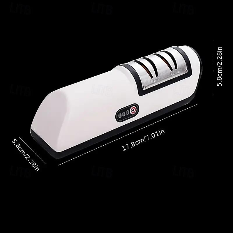 Electric Knife Sharpener Household Whetstone Tool Multi-function Automatic Charging Small Knife Sharpener 2025 - $26.99 –P10