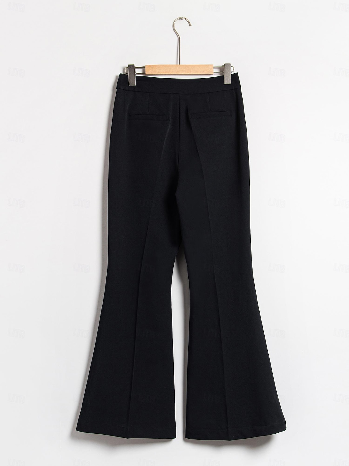 Boot-cut broek met hoge taille en elasticiteit 2025 - $64.99 –P10