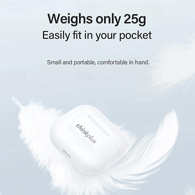 Lenovo LP40 Auriculares verdaderamente inalámbricos TWS auriculares Bluetooth 5.1 estéreo con caja de carga emparejamiento automático para Apple Samsung Huawei Xiaomi MI uso diario viajes uso al aire 2025 - $25.99 –P13