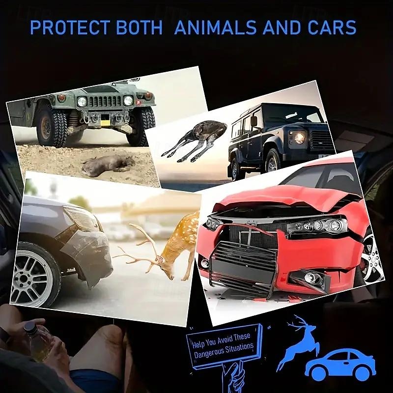2025年 車の動物よけ器一般的な動物の衝突回避のための警報超音波鹿よけ器  コレクション – $18.99 –P5