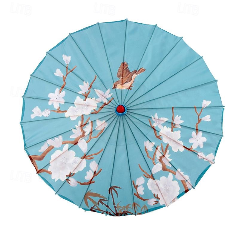 Silk Cloth Parasol (33-inch Peony) - Chinese Japanese Style Paper Umbrella - For Weddings And Personal Sun Protection Asdf Christmas 2025 - GBP £18 –P14