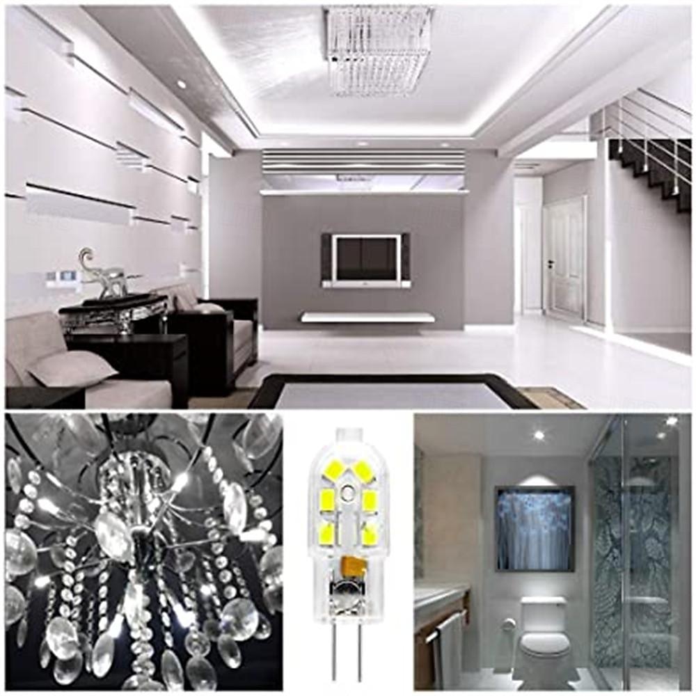 10/20 יחידות מיני g4 נורת led 2w אמפולה led מנורת ac dc12v ac 220v נורות תירס להחליף זרקור הלוגן נברשת מנורת הלוגן 2025 - $14.49 –P1