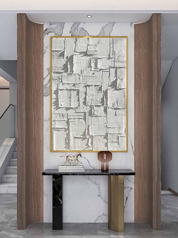 Handgjord Hang målad oljemålning HANDMÅLAD Vertikal Abstrakt Nutida Impressionism Utan innerram (utan ram) 2025 - $116.99 –P4