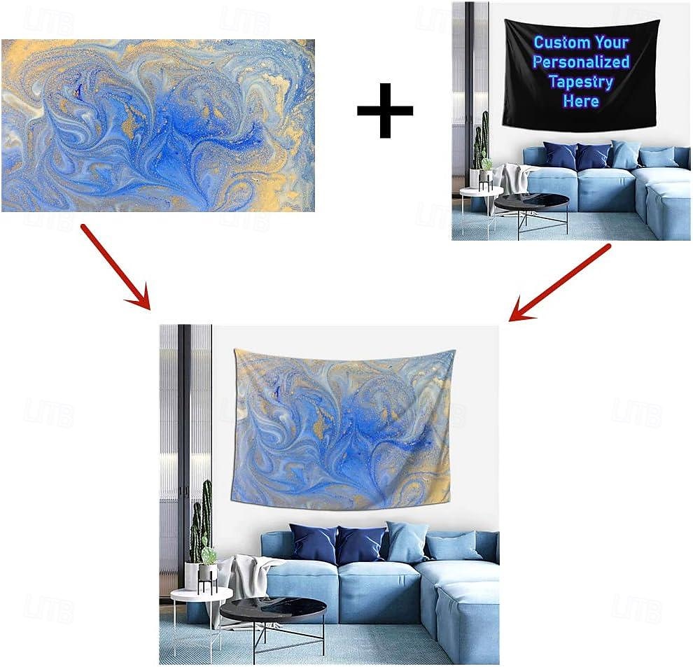 Graduation Customized Personalize Gift Hanging Tapestry 7 Grids Best Graduation Gift with Your Photo Wall Art Mural Decor Photograph Backdrop Home Bedroom Living Room Decoration Independence Day 2025 - $18.49 –P4
