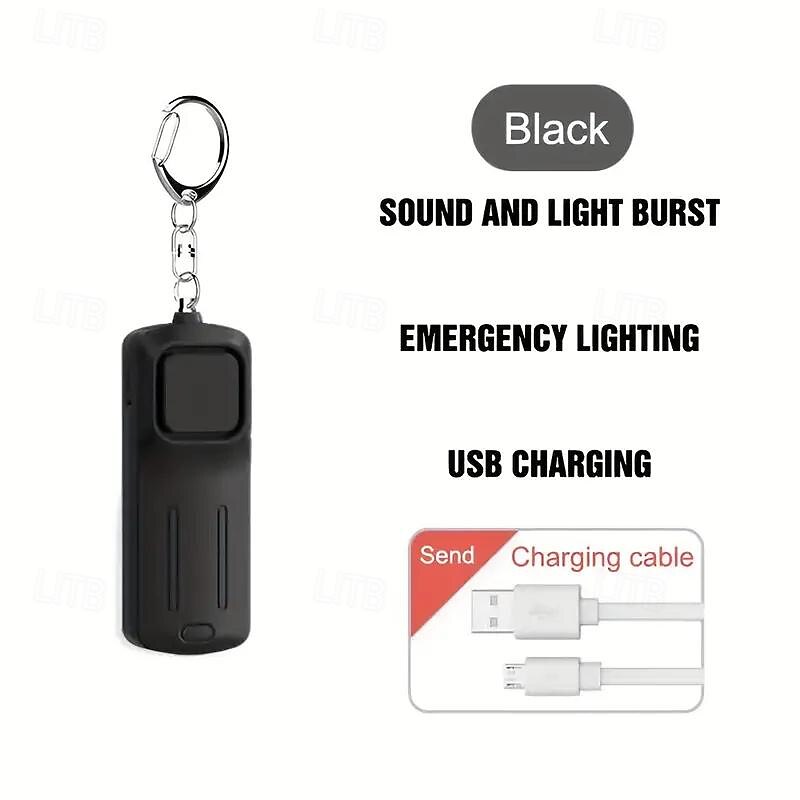 Self Defense Alarm 130dB Anti-wolf Women Security Protect AlertPersonal Safety Keychain Scream Loud Emergency Alarm 2025 - $14.99 –P7