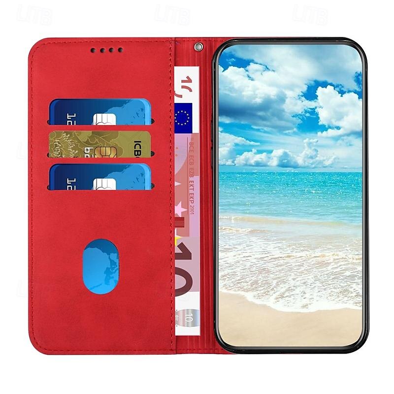 telefon fodral Till iPhone 16 iPhone 15 Pro Max iPhone 14 13 12 11 Pro Max Mini SE X XR XS Max 8 7 Plus Plånboksfodral Magnet med handledsrem Stöd Geometriska mönster TPU PU läder 2025 - $18.99 –P3