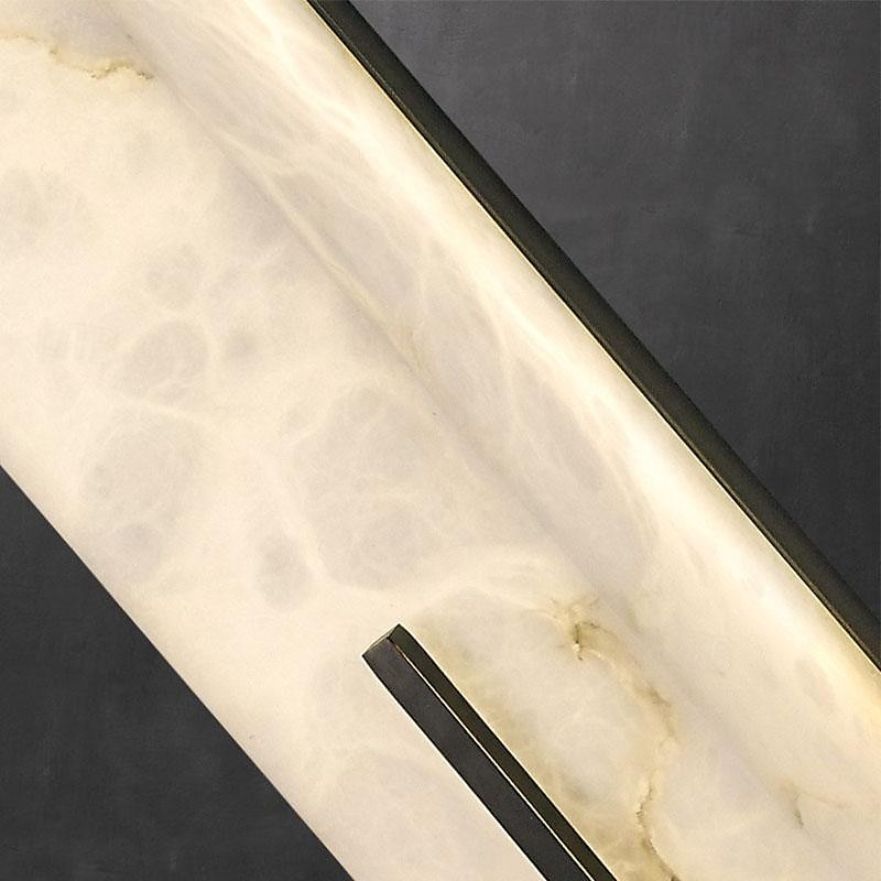 Marmurowe oświetlenie ścienne LED, oprawa oświetleniowa do dekoracji salonu, lampy zagłówkowe w sypialni, korytarzu nocnym, ciepły biały 60/80 cm 85-265 V 2025 - $434.99 –P3