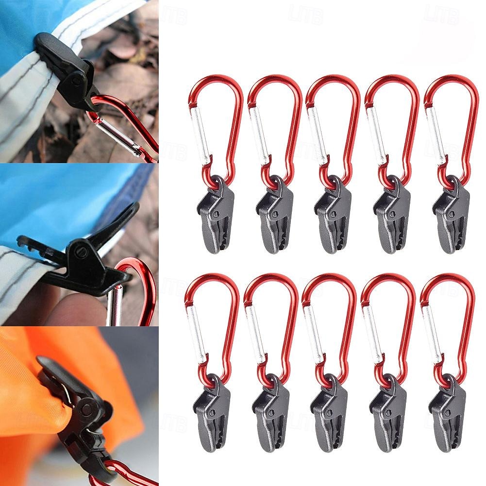 10pcs/set Tarp Clips Clamps Holding Up Canopy Alligator Mouth Lock Grip Clip 2025 - $10.49 –P1