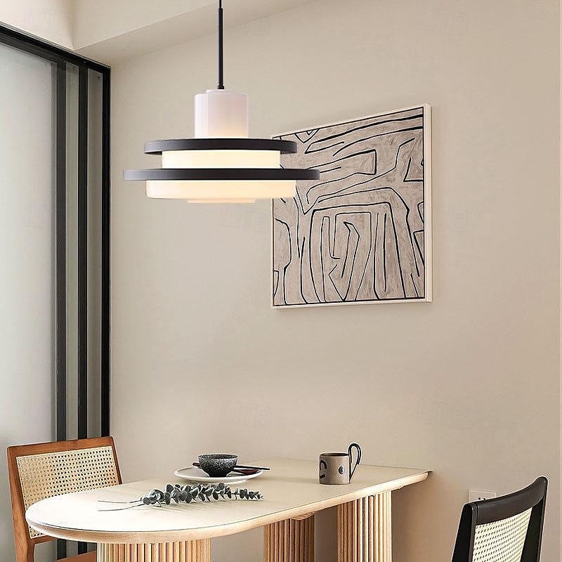 LED Pendant Light Glass Metal Middle Century Bauhaus Equator 36cm Glass Hanging Lamps 110-240V 2025 - $499.99 –P9