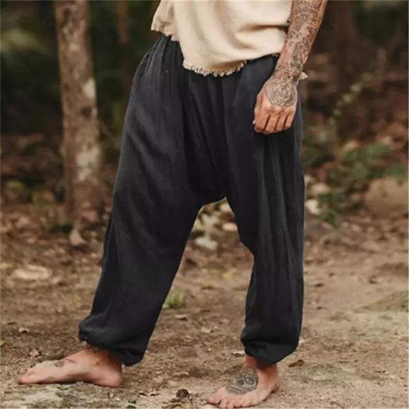 Per uomo Pantaloni di lino Pantaloni Pantaloni estivi Pantaloni da spiaggia Tasche A cordoncino Vita elastica Liscio Comfort Traspirante Giornaliero Per eventi Da mare Hawaiano Boho Marrone Scuro Nero del 2025 a $22.99 –P4