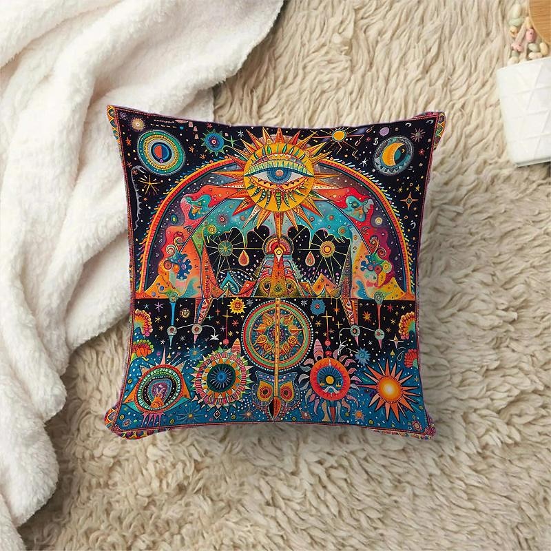 astrolabio modello etnico modello 1pc federe per cuscini dimensioni multiple costiero cuscini decorativi per esterni morbido cuscino in velluto custodie per divano divano letto decorazioni per la casa del 2025 a $13.99 –P2