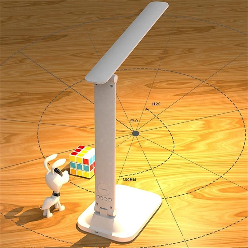 Augenschutz-Schreibtischlampe, LED-Lernen, Studentenwohnheim, Aufladen, Leseschreibtisch, LED-Schreibtischlampe, klappbar, intelligente Schreibtischlampe, Schlafzimmer 2025 - $54.84 –P4