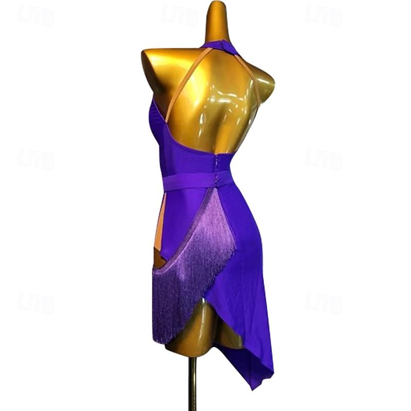 Latin tánc Ruha Rojt Női Teljesítmény Edzés Hosszú ujj Magas Spandex 2025 - $109.99 –P6