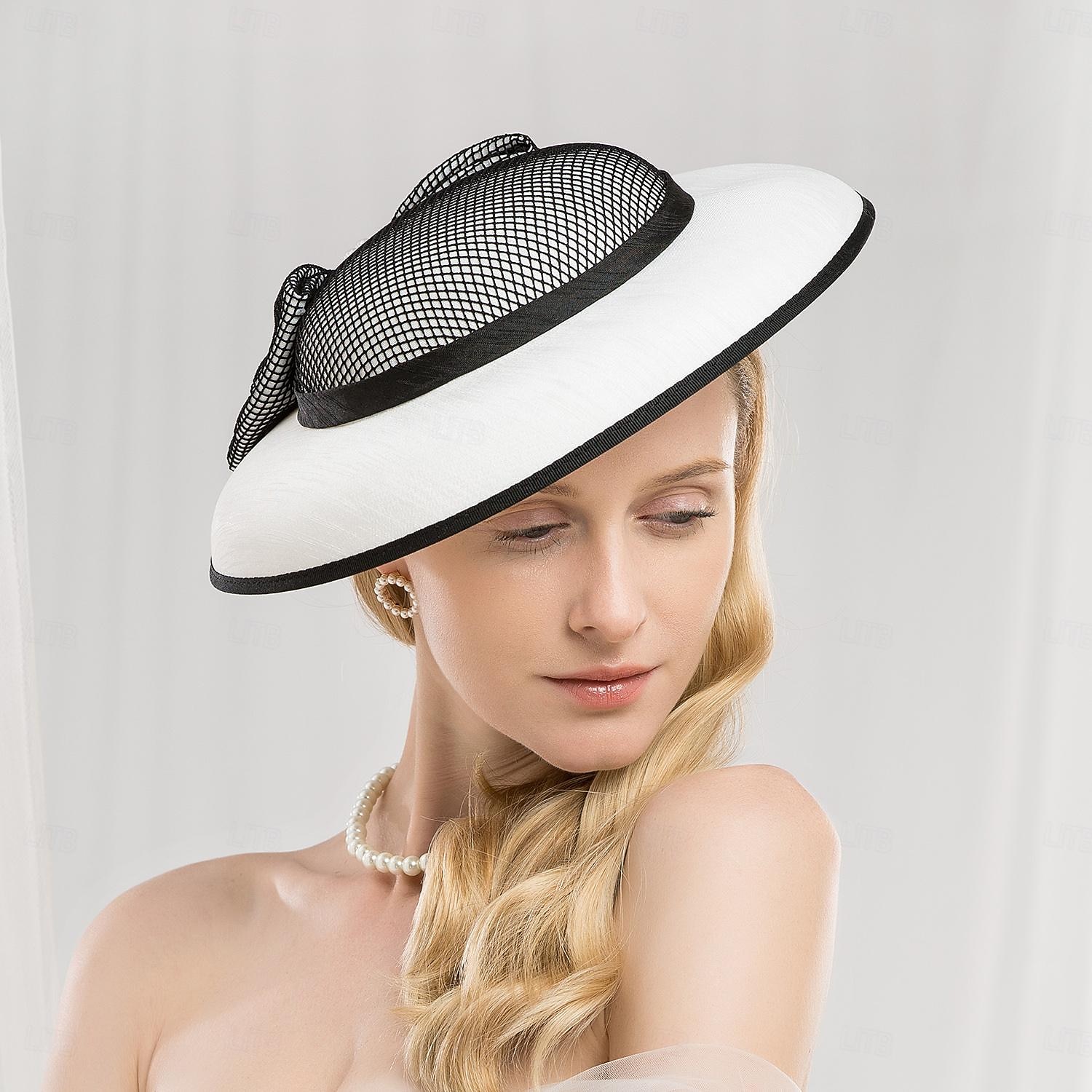 kapelusze nakrycia głowy włókno beret kapelusz słońce kapelusz spodek kapelusz wesele spotkanie przy herbacie eleganckie wesele z kokardką perły nakrycie głowy nakrycia głowy 2025 - $57.99 –P7