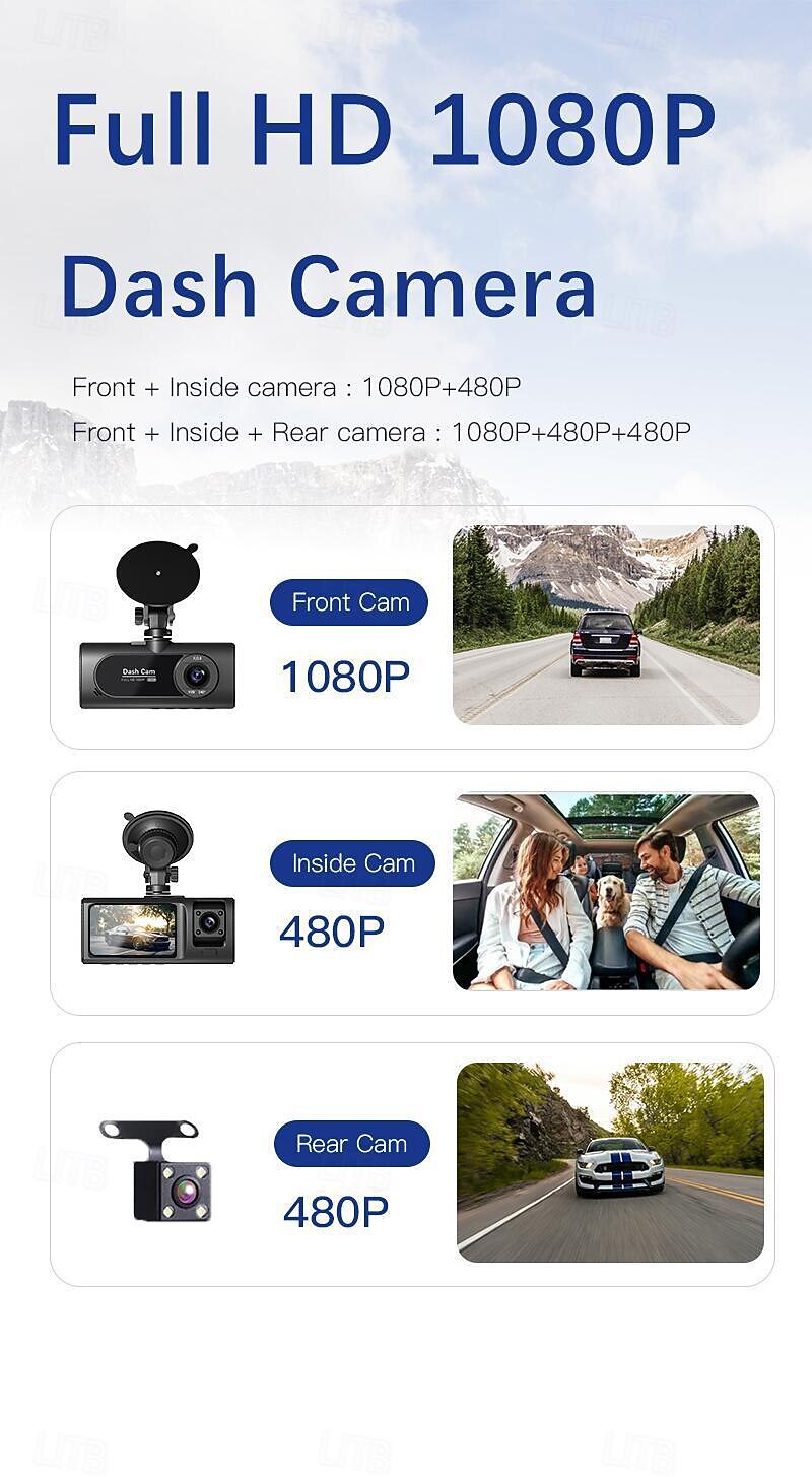 V20 1080p Full HD Car DVR 120 Degree Wide Angle CMOS 2 inch IPS Dash Cam with WIFI / Loop recording / Loop-cycle Recording 4 infrared LEDs Car Recorder 2025 - $49.99 –P2