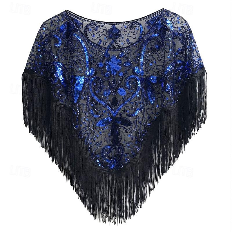 Retro / vintage Urlați 20 de ani Anii 1920 Costum de petrecere Șaluri Gatsby Charleston Invitat la nuntă Paiete Franjuri Costume de fancy Pentru femei Crăciun Carnaval An Nou Nuntă Invitat la nunta 2025 - $17.99 –P4