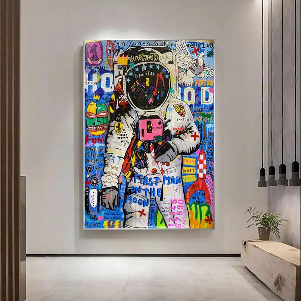 Handgemacht Hang-Ölgemälde Handgemalte Vertikal Pop-Art Straßenkunst Moderne Modern Ohne Innenrahmen (ohne Rahmen) 2025 - $201.49 –P3