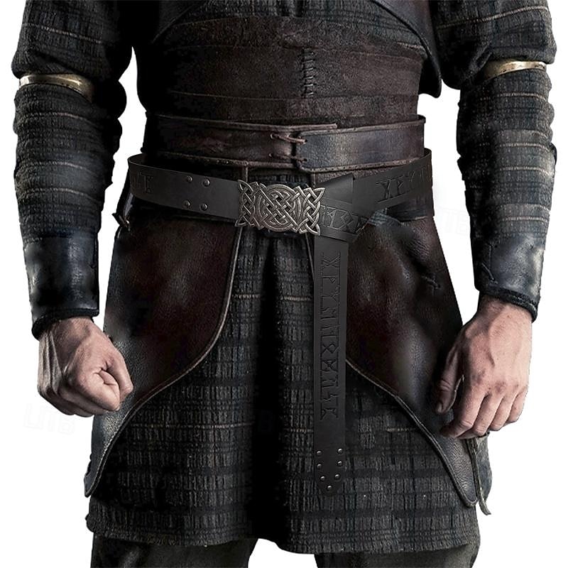 Punk og gotisk Kostymer i middelalderstil Renessanse Cosplay kostyme Midjebelte Knekt Viking Keltisk ridder Herre Dame Viking Halloween Karneval Maskerade Ytelse Stadie LARP Voksne Belte Midjebelte 2025 - $16.99 –P1