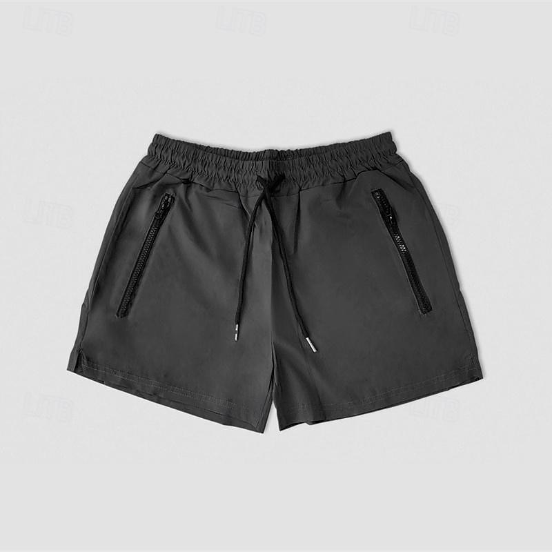 Per uomo Pantaloncini da sudore Pantaloncini Pantaloncini casual Cerniera A cordoncino Vita elastica Liscio Comfort Breve Per eventi Spiaggia Fine settimana Di tendenza Informale Nero Bianco Media del 2025 a $16.49 –P14