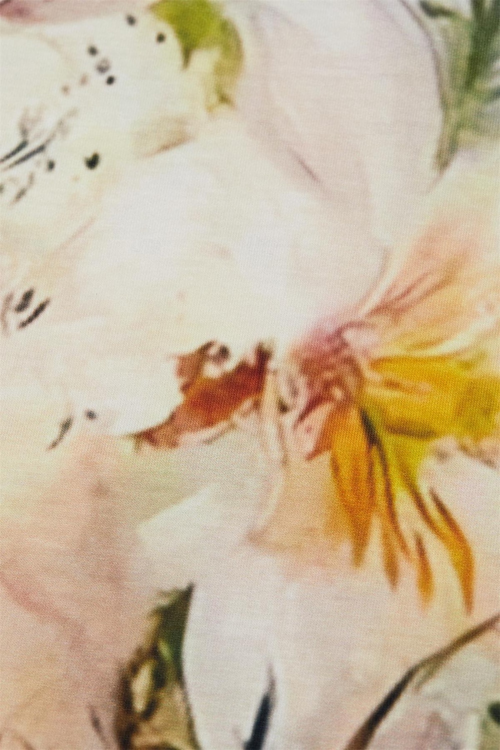 kvinners t-skjorte mote blomsterprint kortermede vanlige topper rund hals ferie helg gul rosa blå lilla grønn vår & sommer 2025 - $19.99 –P9