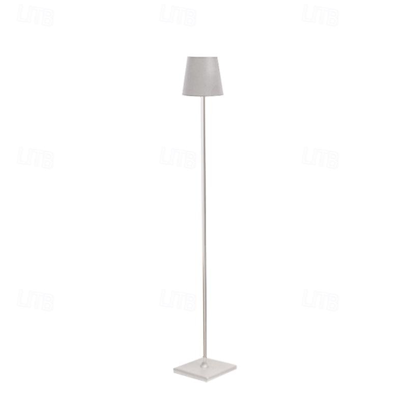 Aluminum Dimming Floor Lamp Rechargeable Standing Lamp Indoor Bedroom Living Room Atmosphere Desk Lamp Type-C 2025 - $83.99 –P4