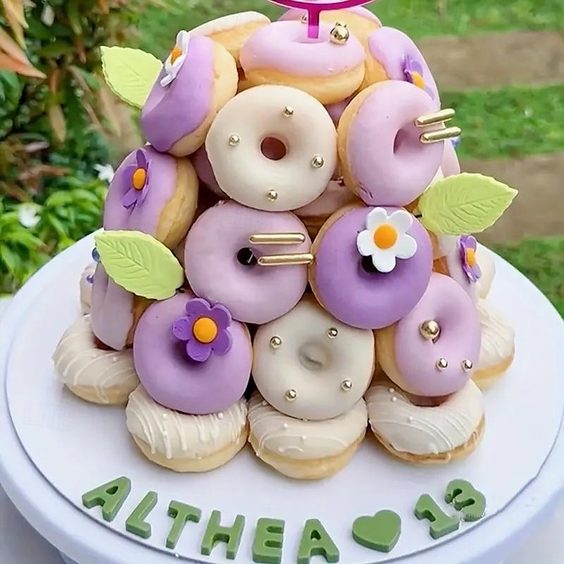 Donut Maker Machine Non -stick Surface Donut Making Machine For Home Bakery Dessert Shop Donuts Recipes For Snacks Dessert And More 2025 - $52.99 –P3
