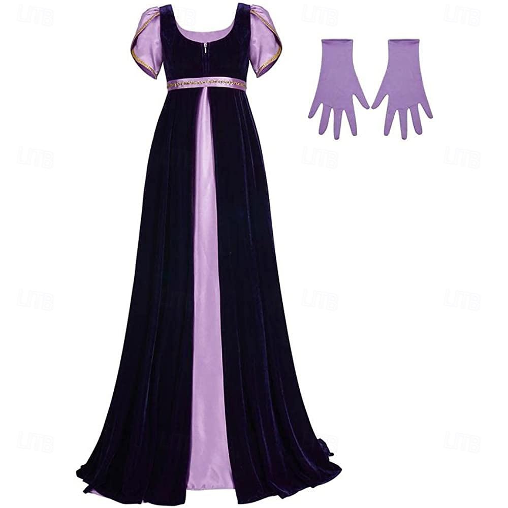 Medieval Regency Period Chemise OverDress Viking Color Block Fancy Dress Women's Royal Carnival Masquerade Dailywear Adults Dress Gloves Waist Belt 2026 - $58.99 –P2