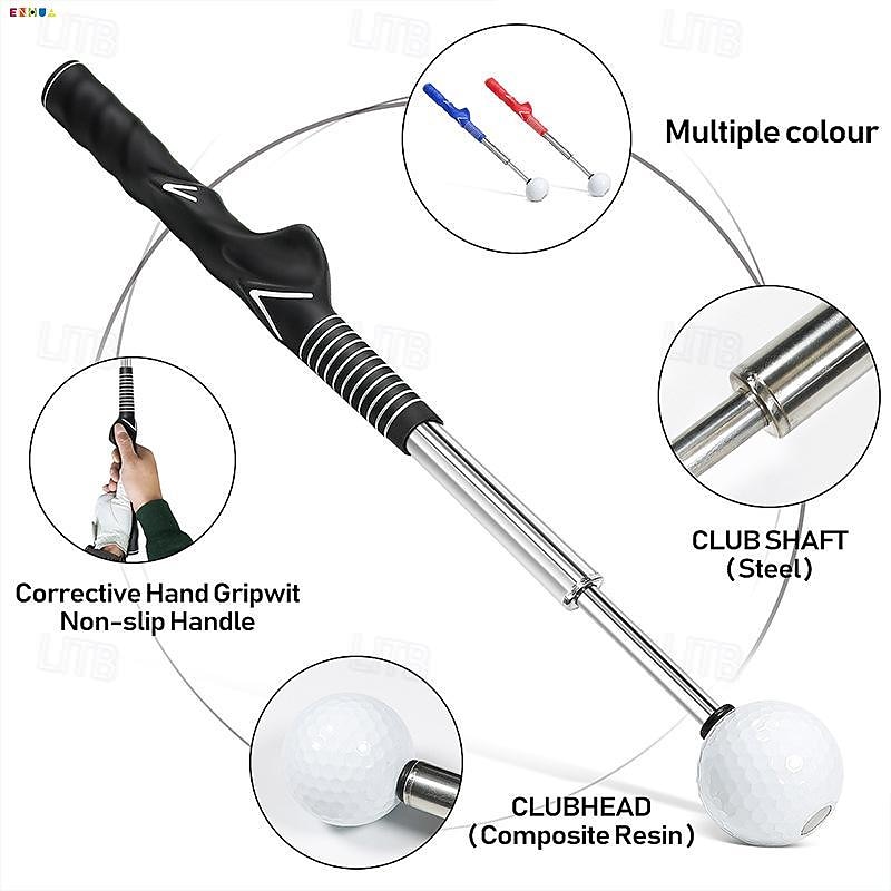 Auxílio de treinamento de swing de golfe - bastão de swing retrátil com sensor de som para corrigir seu swing de golfe, perfeito para prática interna e externa, ideal para iniciantes e profissionais de 2025 por $44.99 –P2