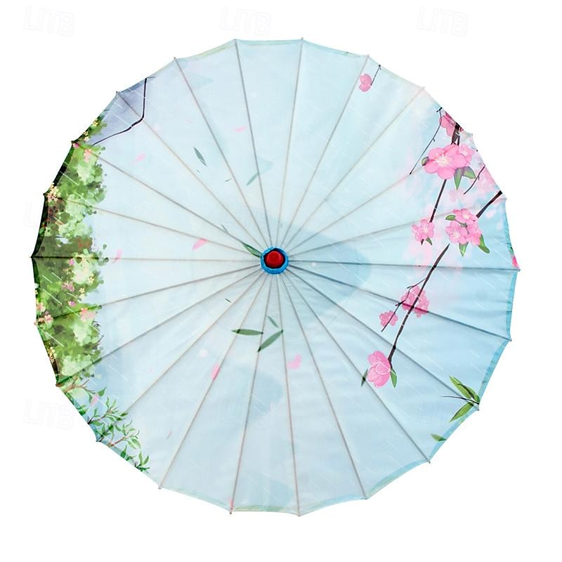 Silk Cloth Parasol (33-inch Peony) - Chinese Japanese Style Paper Umbrella - For Weddings And Personal Sun Protection Asdf Christmas 2025 - GBP £18 –P16