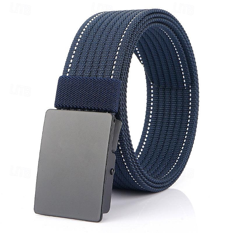 Men's Nylon Belt Waist Belt Black 1# Black Nylon Alloy Durable Adjustable Plain Outdoor Daily 2025 - $12.99 –P6