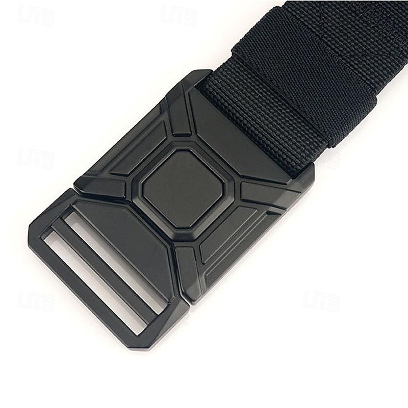 Hombre Cinturón Cinturón táctico Cinturón de Cintura Negro caqui Legierung Duradero Ajustable Plano Exterior Diario 2025 - $17.99 -P10