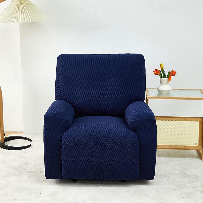 jacquard fåtölj överdrag överdrag lazyboy överdrag soffstolsöverdrag 4-delade set, halkfri vilstol med förvaringsfickor möbelskydd för vardagsrum 2025 - $57.99 –P5