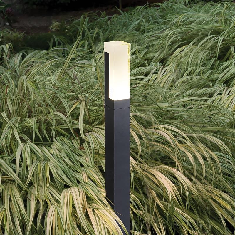 poste de amarração para exterior luzes de caminho LED para exterior 30/40/60/80 cm luz de base antracite de alumínio, lâmpada de jardim de design moderno, ip65 à prova de intempéries, lâmpada de piso de 2026 por $126.17 –P1