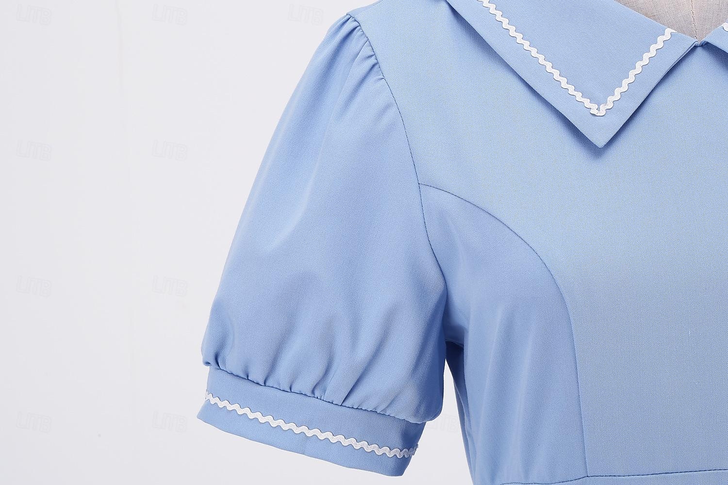 Jaren '50 Retro vintage Middag Swing Jurk Flare Jurk Korte mouwen Wijd uitlopend Kostuum Dames Carnaval Valentijnsdag Casual Schoolfeest Retro themafeest Volwassenen Kleding Lente zomer 2026 - $52.99 –P8