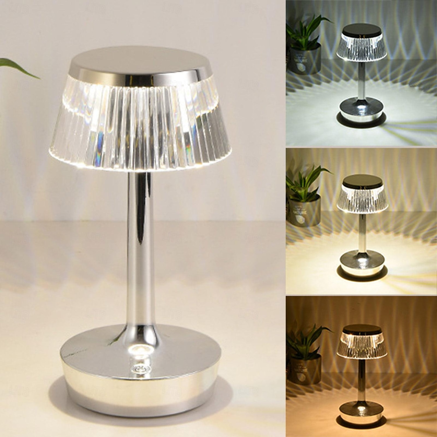 Candeeiro de mesa LED cogumelo com carregamento USB com design de interruptor de botão Candeeiro de mesa de três cores luz noturna decorativa mesa de cabeceira candeeiro noturno decoração interior para bar café quarto de 2025 por $26.99 –P6