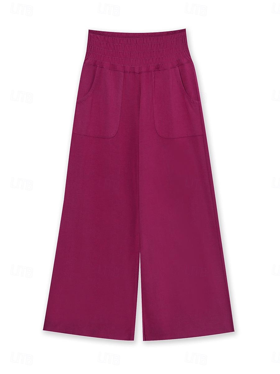 bordeauxrode crush losse athleisure broek 2025 - $41.99 –P1